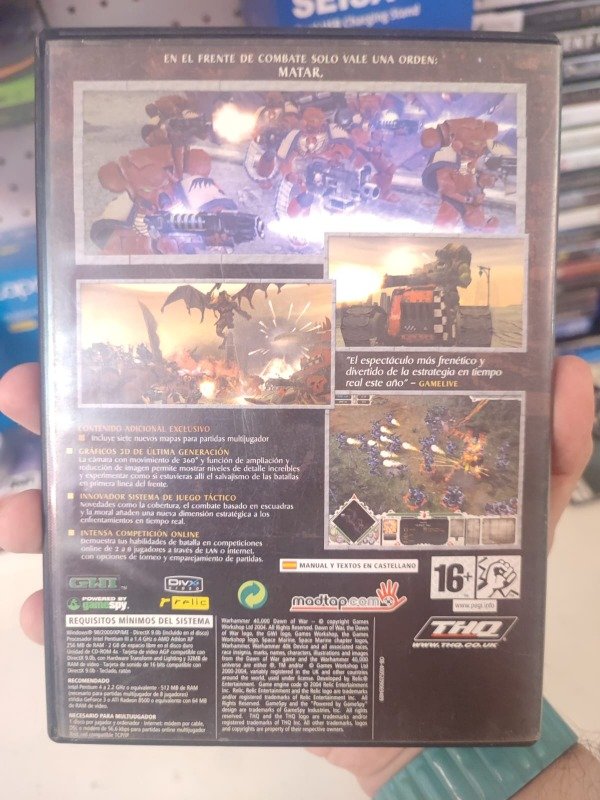 Producto - warhammer dawn of war goty + manual (2004) usado - 6