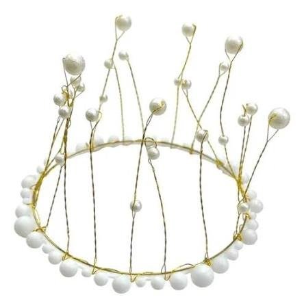 Producto - TOPPER CORONA CON PERLAS