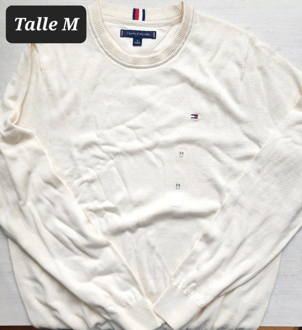 Producto - Sweater hilo tommy talle M manteca