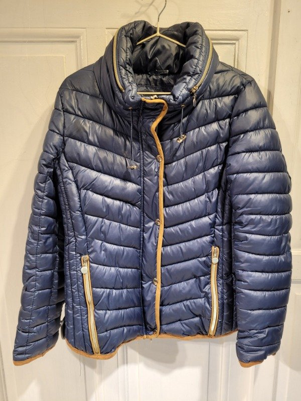 Producto - Campera JUST DESIGN puffer azul Talle L - PRECIO: 100X - 0