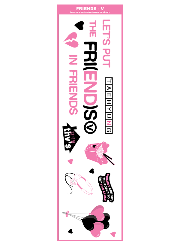 Producto - Friends Sticker DTF UV - V