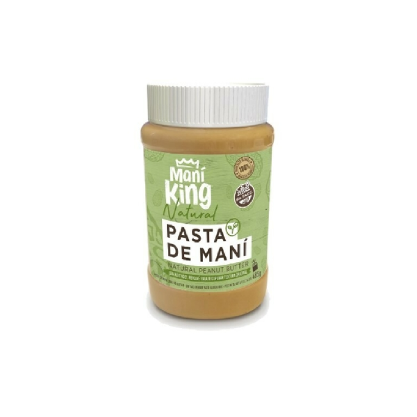 Producto - Pasta de maní natural 485 gr. Maní King.