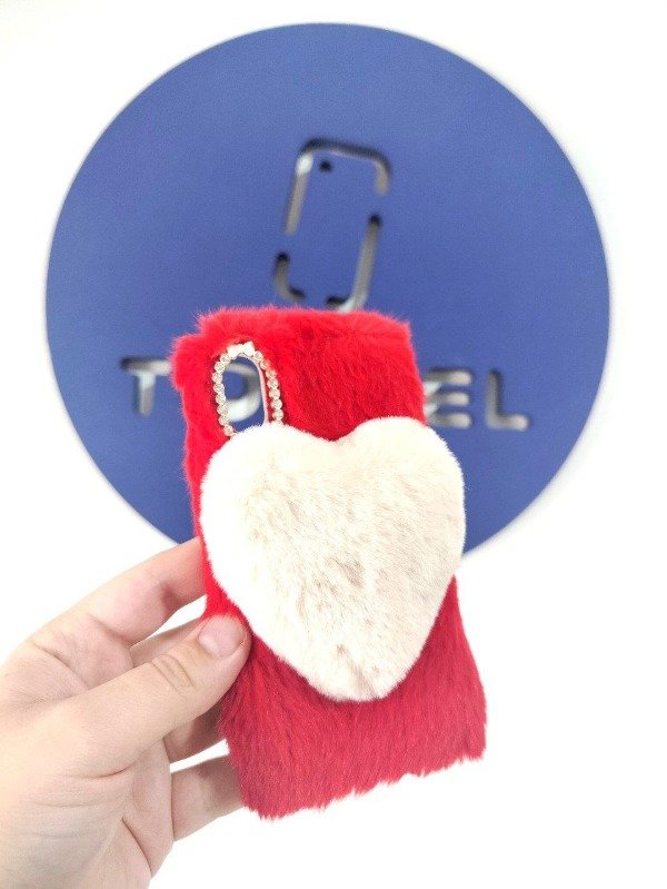 Producto - FUNDA PELUCHE CORAZÓN IPHONE X / XS