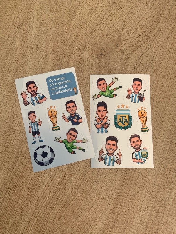 Producto - Stickers MUNDIAL x 10 tiras