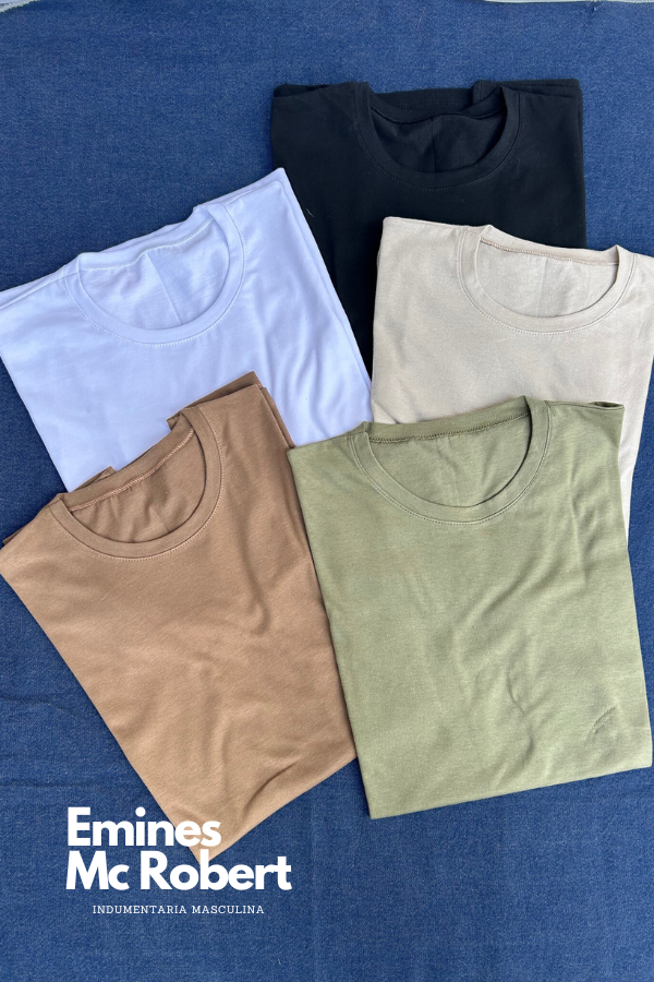 Producto - Remeras Lisas - Colores