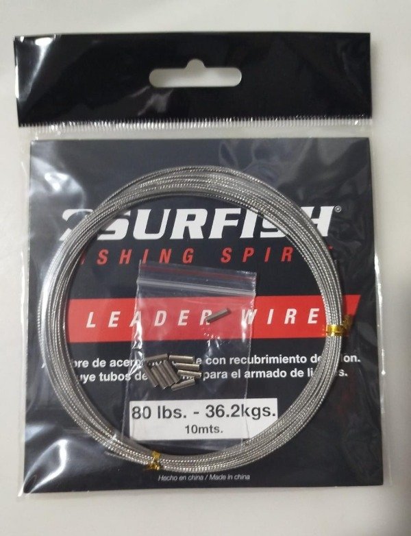 Producto - CABLE DE ACERO SURFISH + TUBITOS