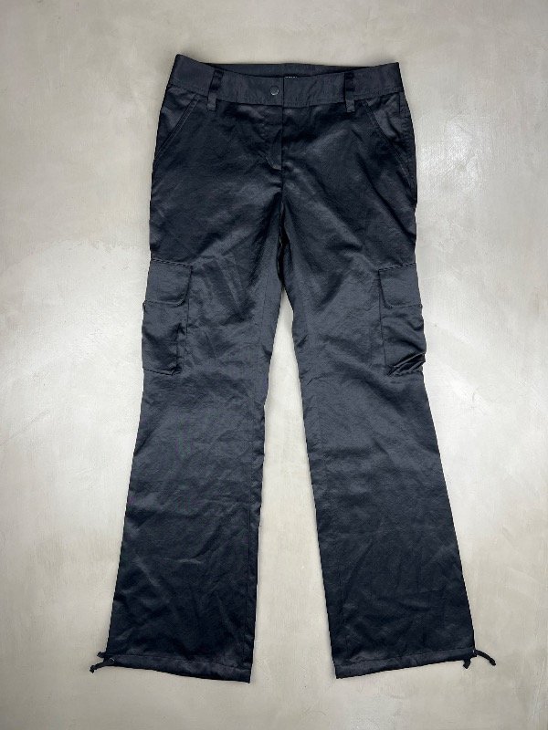 Producto - Black Satin Cargo Pant