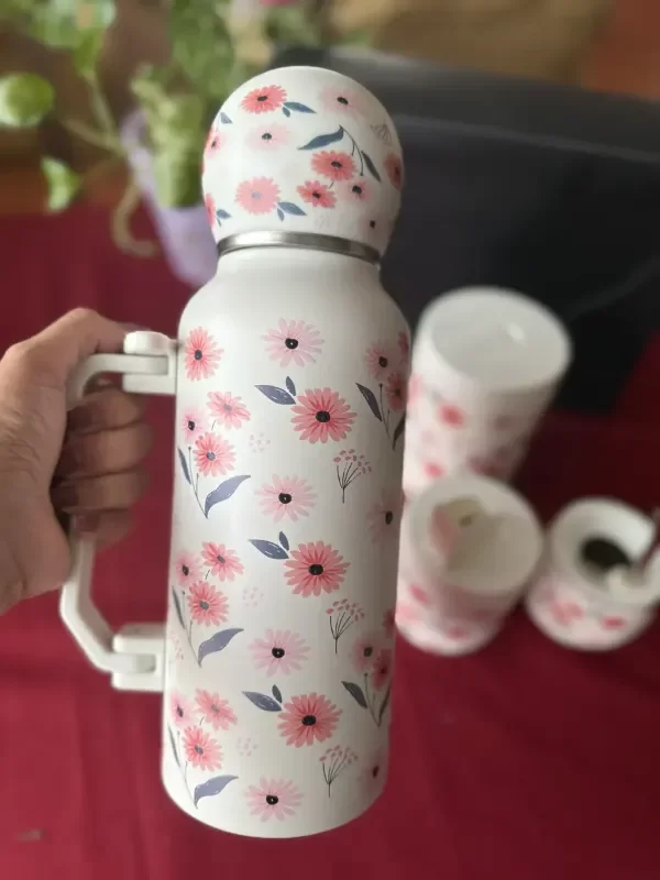 Producto - Set Matero Completo Flores Con Termo Y Accesorios