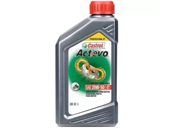 Producto - ACEITE CASTROL MINERAL ACTEVO 4T ACTIBOND 20W50