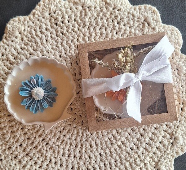 Producto - Box vela aromática "Ostra"