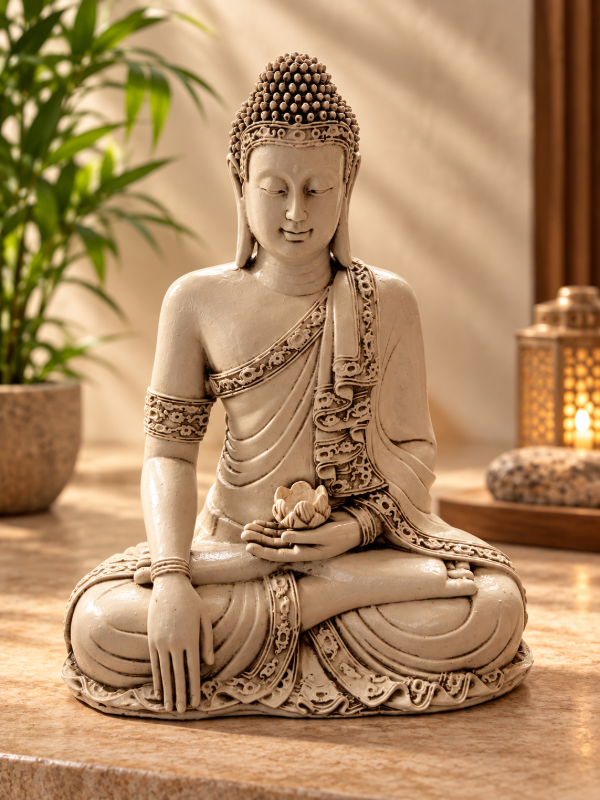 Producto - BUDA EXTERIOR MEDITACION CON MANTO