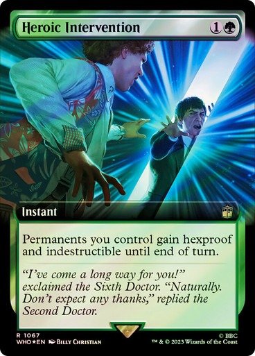 Producto - Heroic Intervention (Extended Art) (Surge Foil)