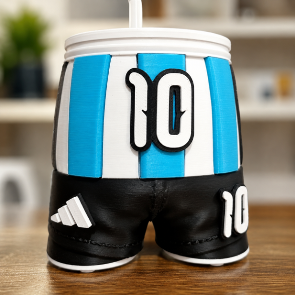 Producto - Mate 3D Camiseta Argentina - Edición Campeones - 0