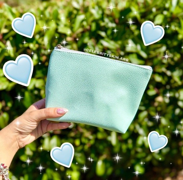 Producto - NECESER VERDE AGUA ECOCUERO GRANDE  BY CELEBRITY X 1 UNIDAD