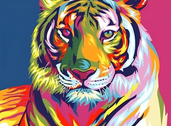 Producto - Diamond painting Tigre 30x40cm