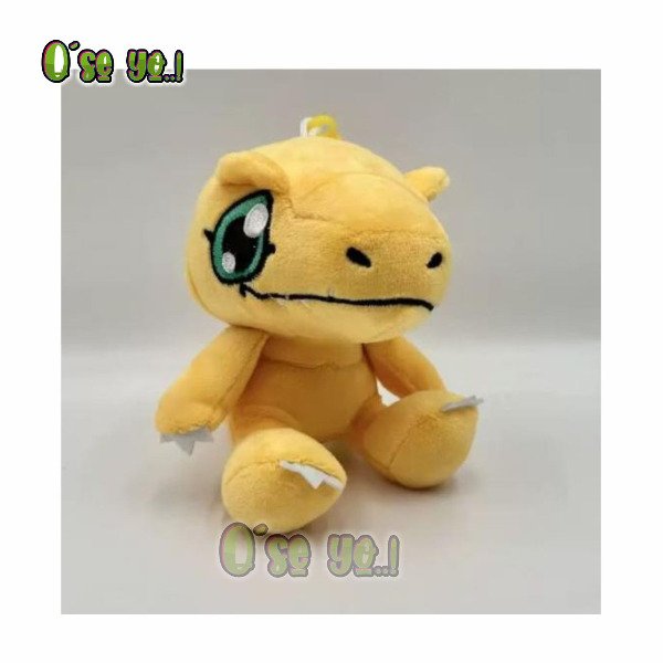 Producto - Peluche Llavero Agumon Dino Amarillo Digimon Anime