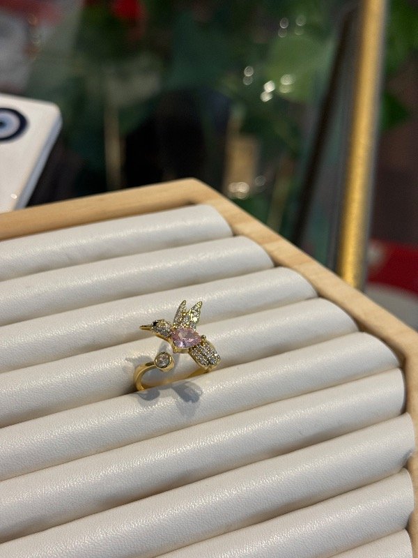 Producto - Anillo regulable colibrí