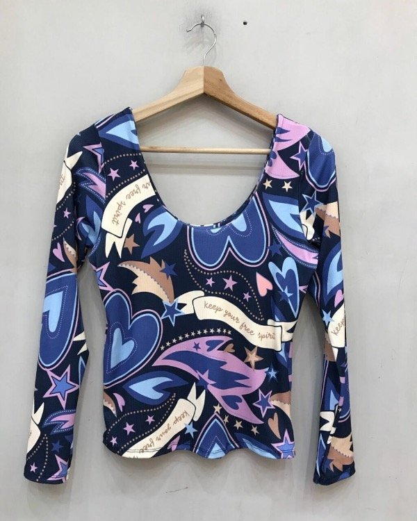 Producto - Básica manga larga estampada