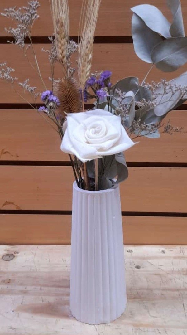 Producto - Florero rayas central