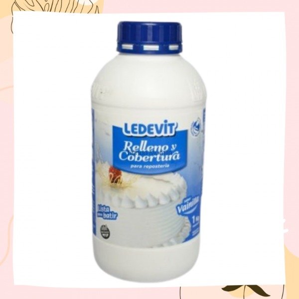 Producto - Crema Ledevit Vainilla 1Lt sin tacc