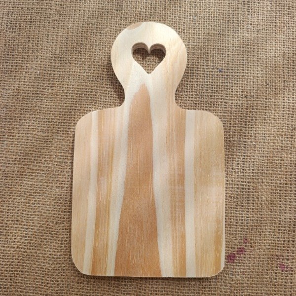 Producto - Tabla cuadrada corazón