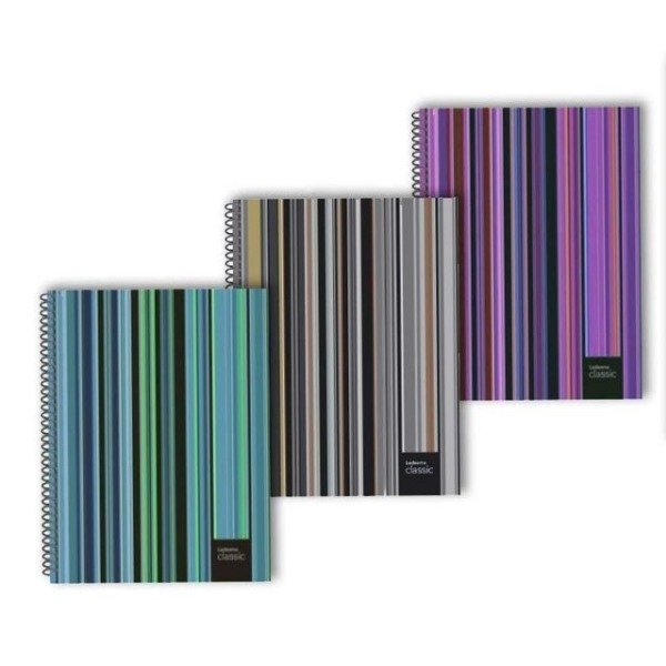 Producto - CUADERNO LEDESMA CLASSIC 16/21 TAPA DURA METALIZADO X 120 HJS. RAYADO