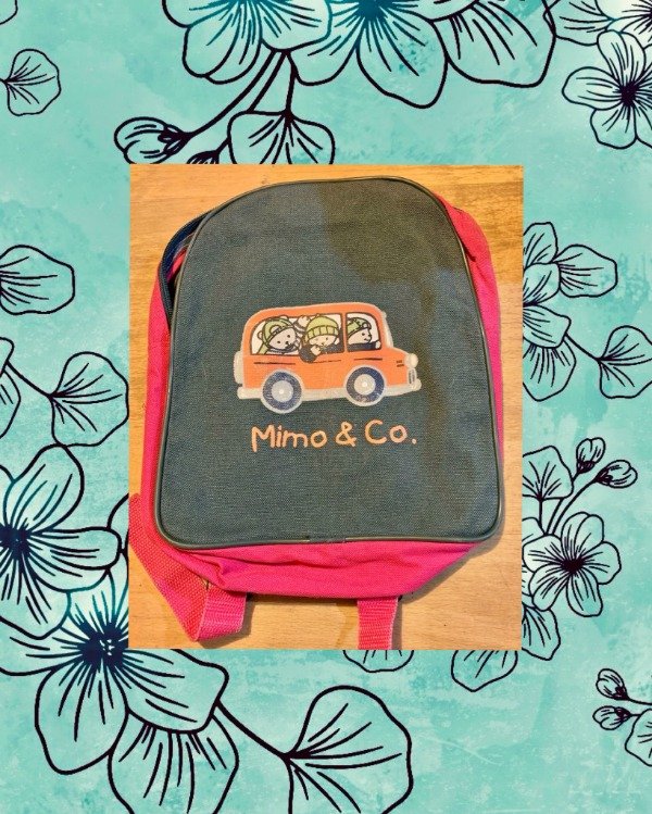 Producto - Mochila MIMO infantil chica Rosa/Verde