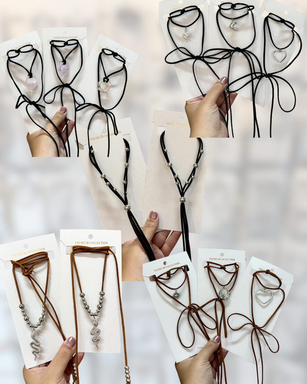 Producto - Pack x5 chokers surtidos
