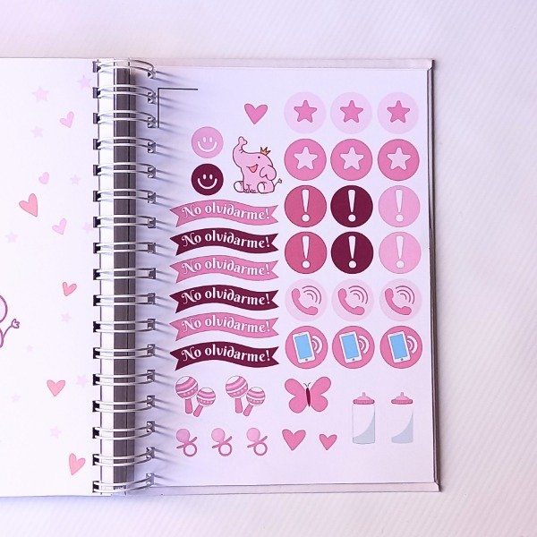 Producto - Cuaderno Pediatrico Elefante Rosa - 2
