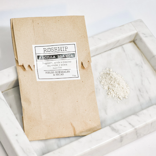 Producto - MASCARILLA DE ARCILLA BLANCA - PIEL NORMAL A PAQUETE