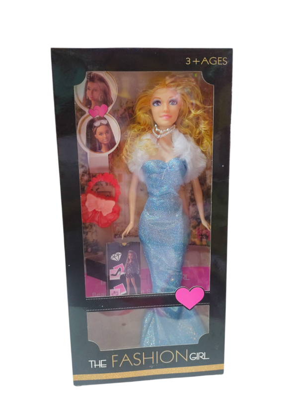 Producto - Muñeca Fashion Girl Sirena Celeste zy1442967