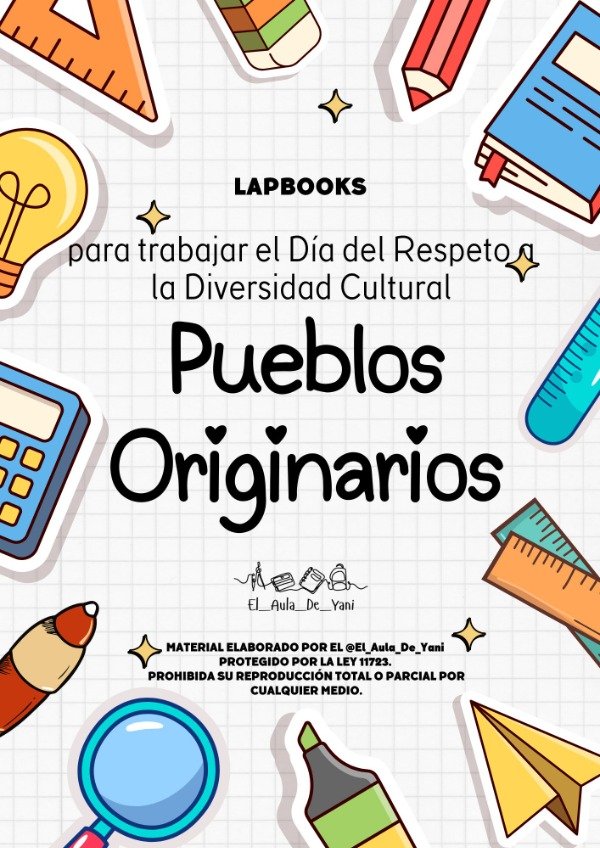 Producto - Lapbooks PUEBLOS ORIGINARIOS