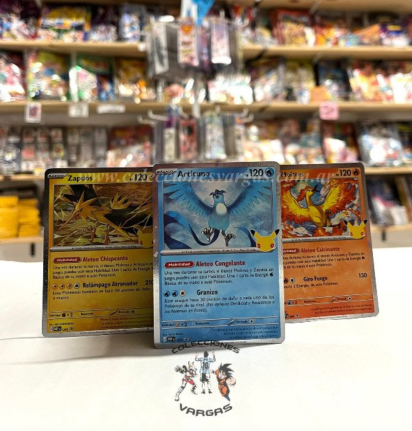 Producto - SET TRIO POKEMON 30TH ANIVERSARIO- CARTAS - 1