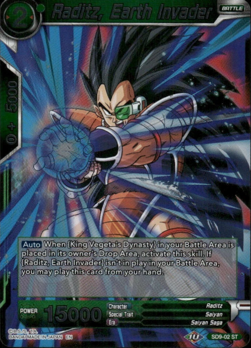 Producto - SD9-02 Raditz, Earth Invader FOIL - SAIYAN LEGACY