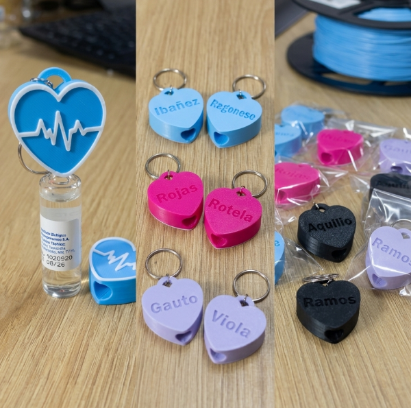 Producto - Pack de 10 Rompe Ampollas En Forma De Corazón - Enfermería - 6