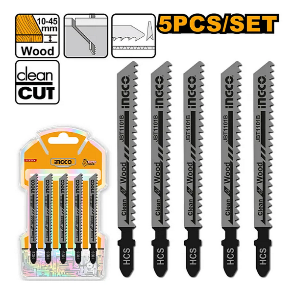 Producto - Hojas Sierra Caladora Madera 74mm 10TPI - INGCO - JBT1101B