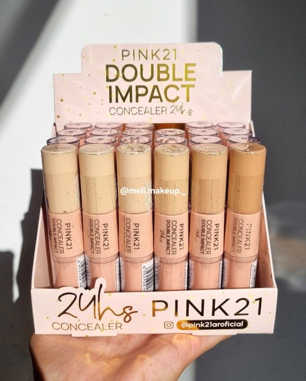 Producto - Corrector 2en1 Liquido y Barra PINK21 - 4