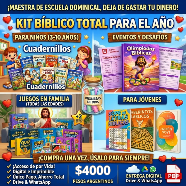 Producto - MEGAPACK ACTIVIDADES BÍBLICAS