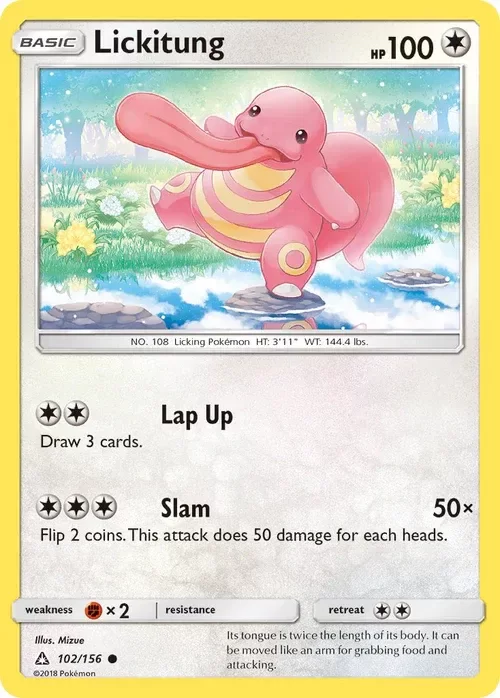 Producto - Lickitung - 102/156 - Ultra Prism