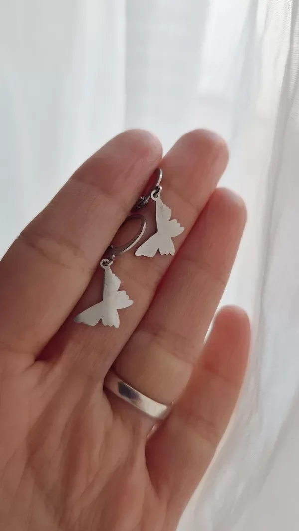 Producto - Aros brisura mariposas Aq