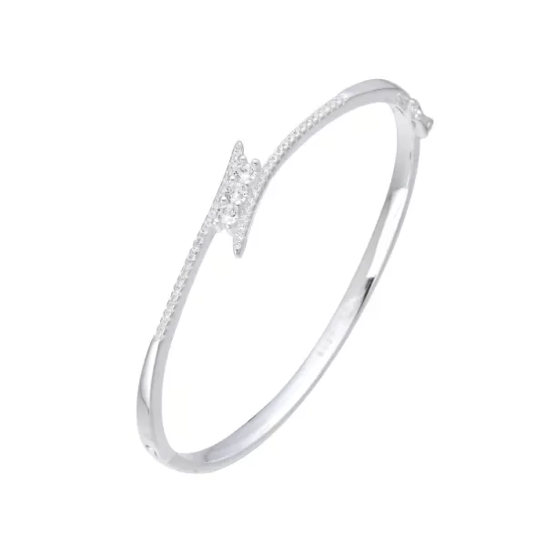 Producto - Pulsera rígida tipo esclava con piedras tipo sin fin