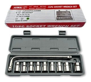 Producto - SET LLAVE SOCKET 10 PIEZAS