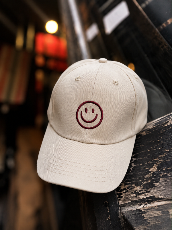 Producto - GORRA HAPPY - CREMA