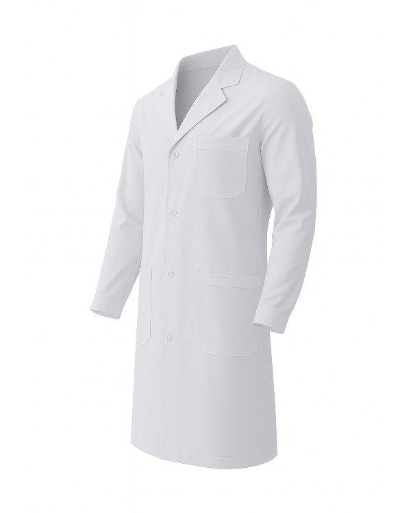 Producto - Guardapolvo Blanco con Botones - Calidad Premium