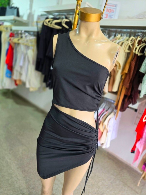 Producto - VESTIDO RECORTE CINTURA LATERAL