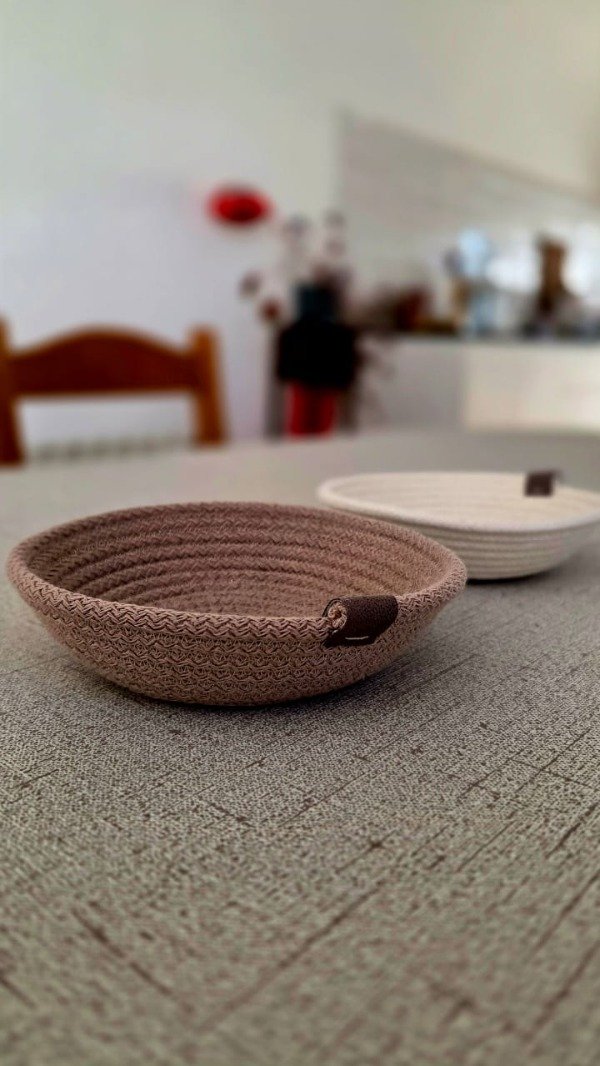 Producto - Panera en macramé 17cm de diámetro