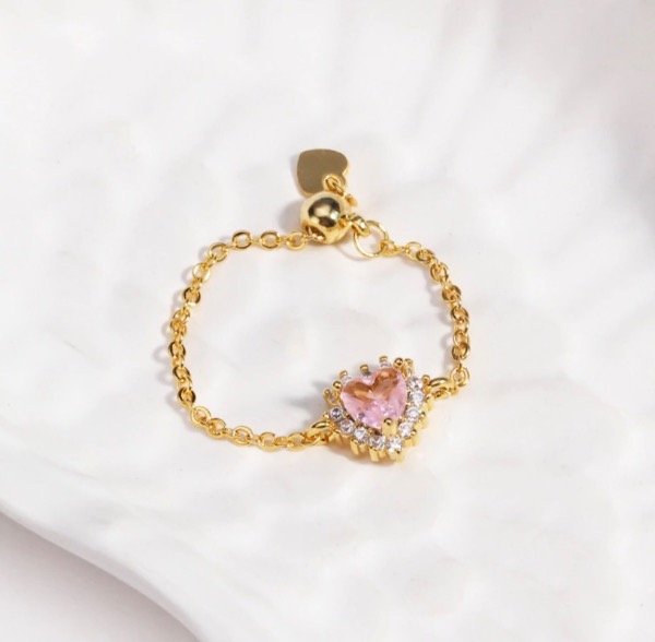 Producto - Anillo Dark Coquette Pink-Cobre esterlina S925