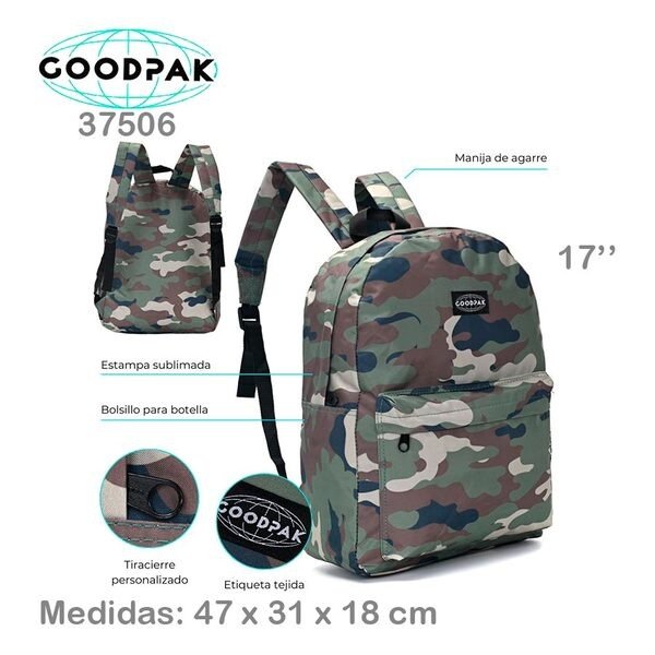 Producto - MOCHILA GOOD PAK 6078
