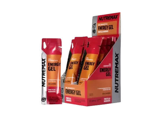 Producto - Caja energy gel sin cafeina Nutremax 42 grs