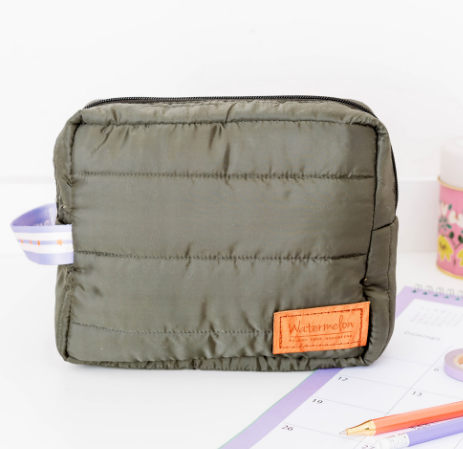 Producto - Necesser Matelasse Verde